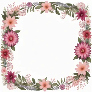 png flower border