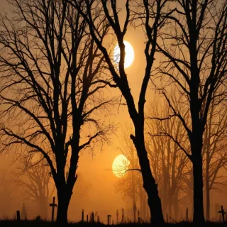 halloween silhouette