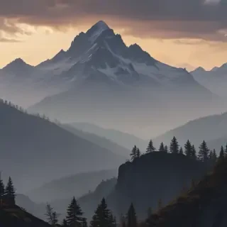 mountain silhouette