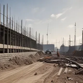 construction site background