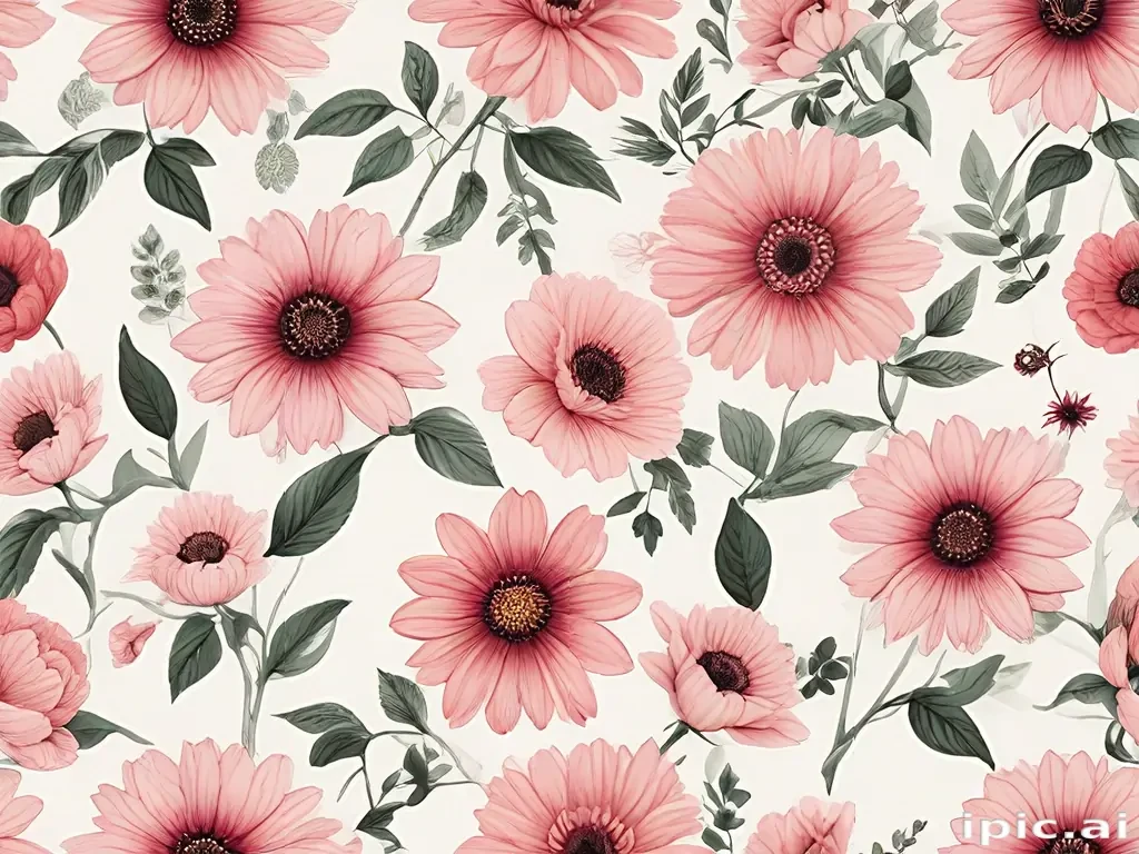 flower aesthetic drawings