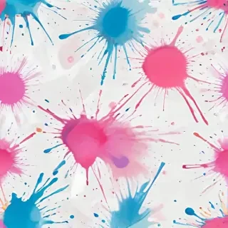 transparent paint splatter