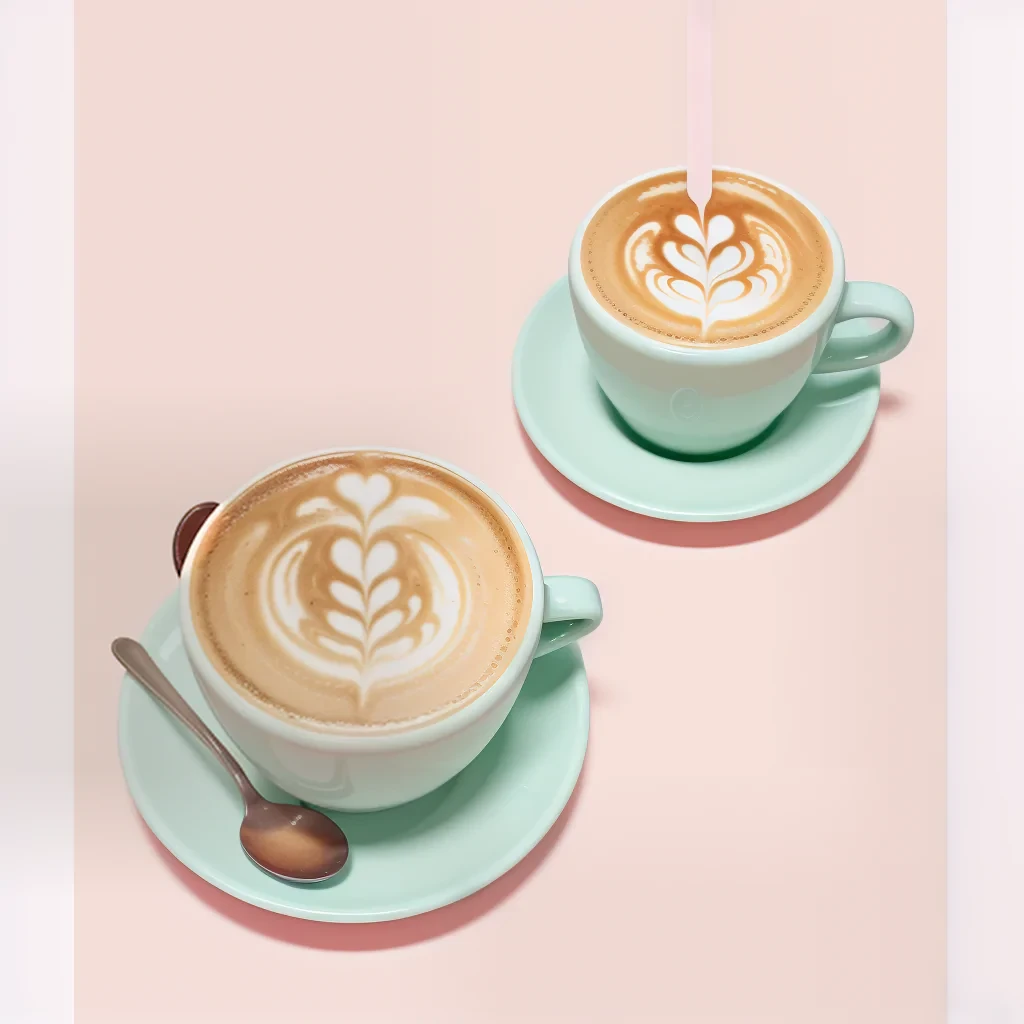 aesthetic pastel cute coffee wallpaper
