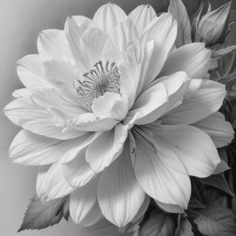 pencil drawings of flowers