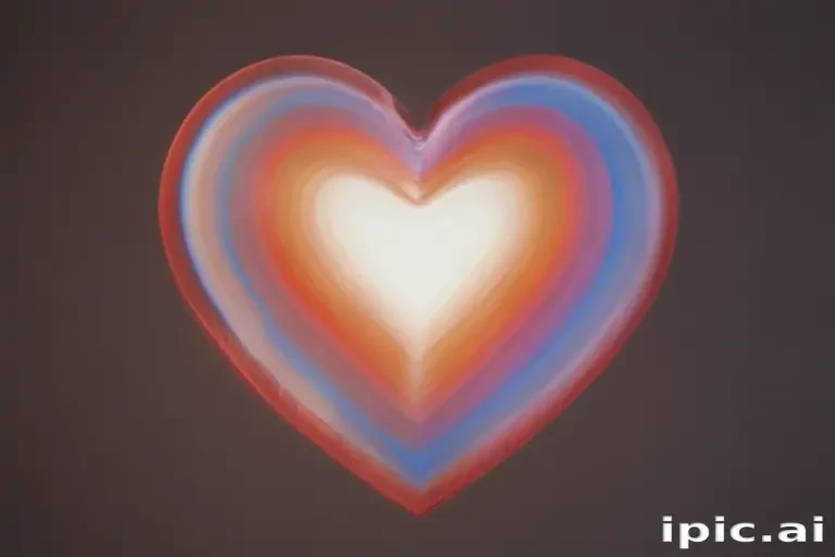 blurred heart