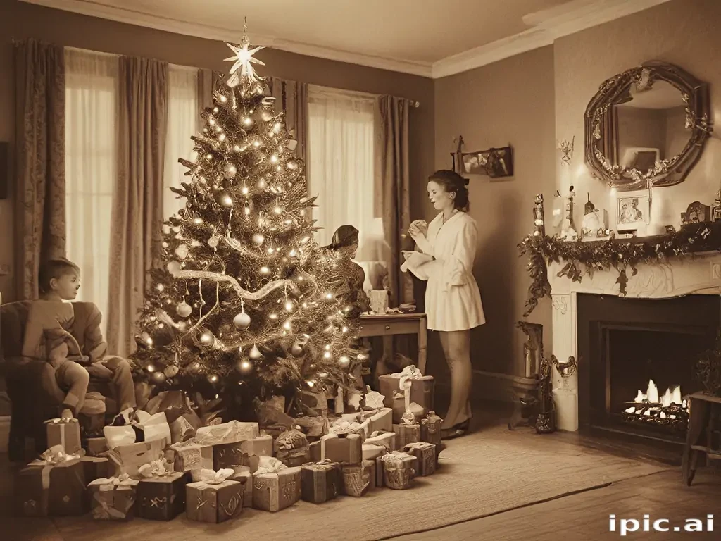 merry christmas vintage images