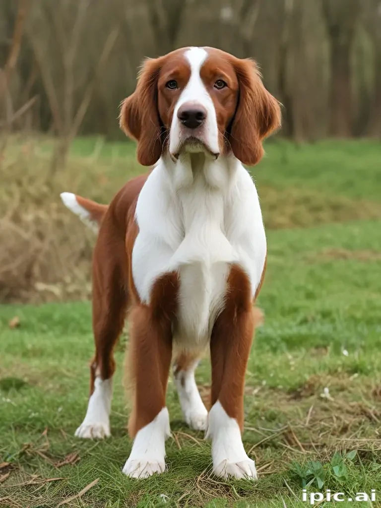 irish red and white setter