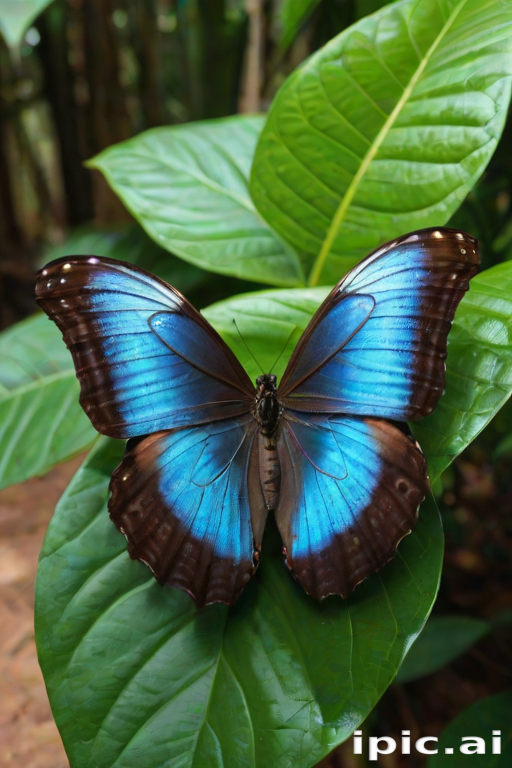 blue morpho butterfly