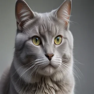 grey cat
