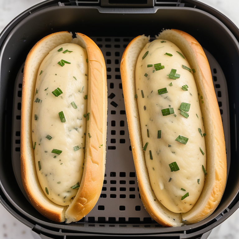 frozen garlic bread air fryer