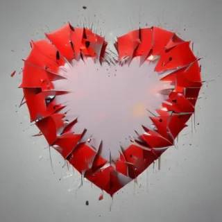 broken heart background