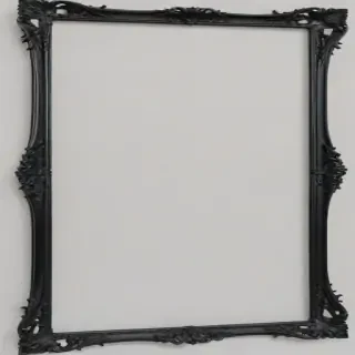 black frame transparent