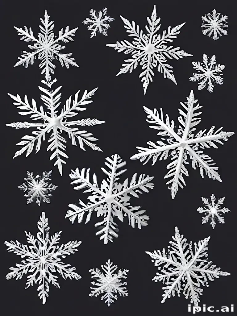 png snowflakes