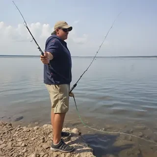 rod in fishing