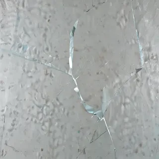 broken glass overlay