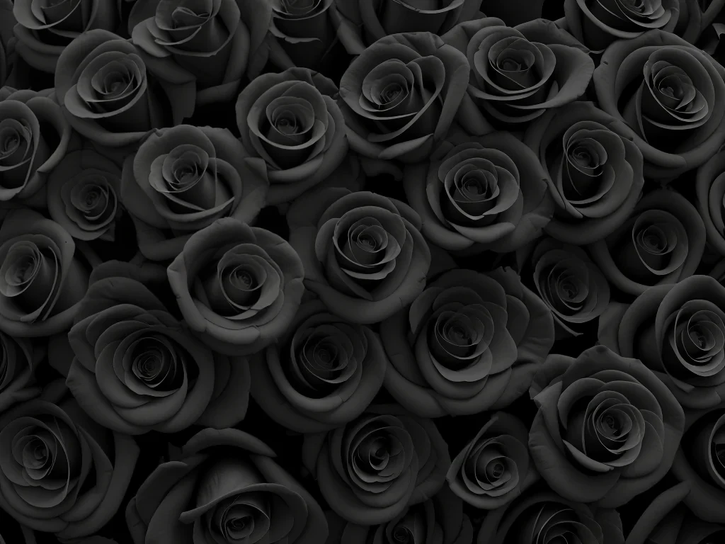 black roses background