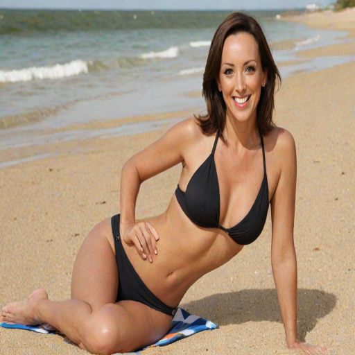 sally nugent in a bikini