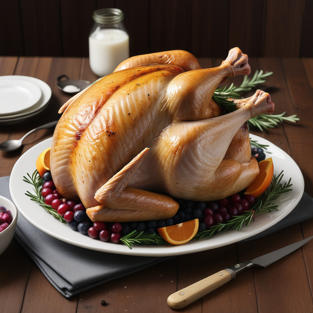 how to cook half a turkey