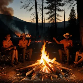 camp fire png