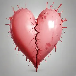 broken heart transparent