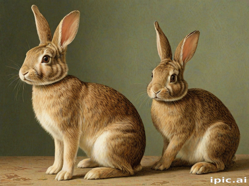 vintage rabbit images