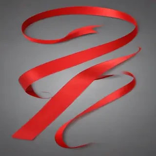 red ribbon png