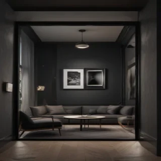 black frame transparent