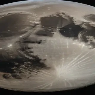 transparent moon