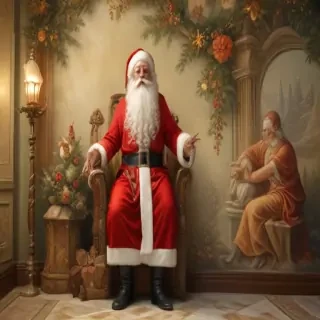 vintage santa image