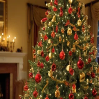 christmas background tree