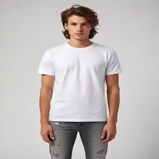 white tee png