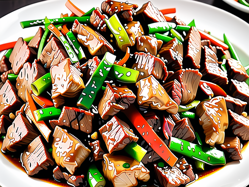 stir fry chicken and beef