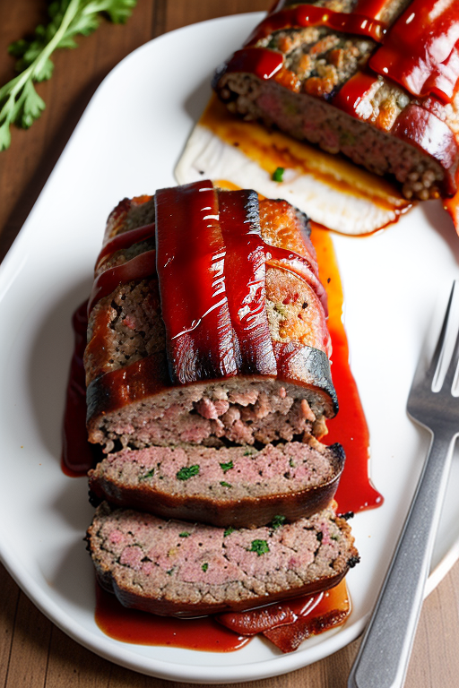 smoked meatloaf wrapped in bacon