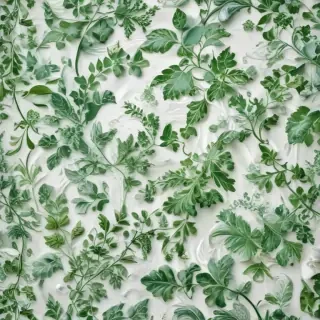 green white background