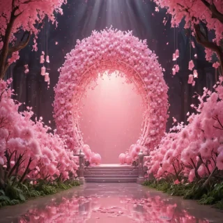 cute background pink