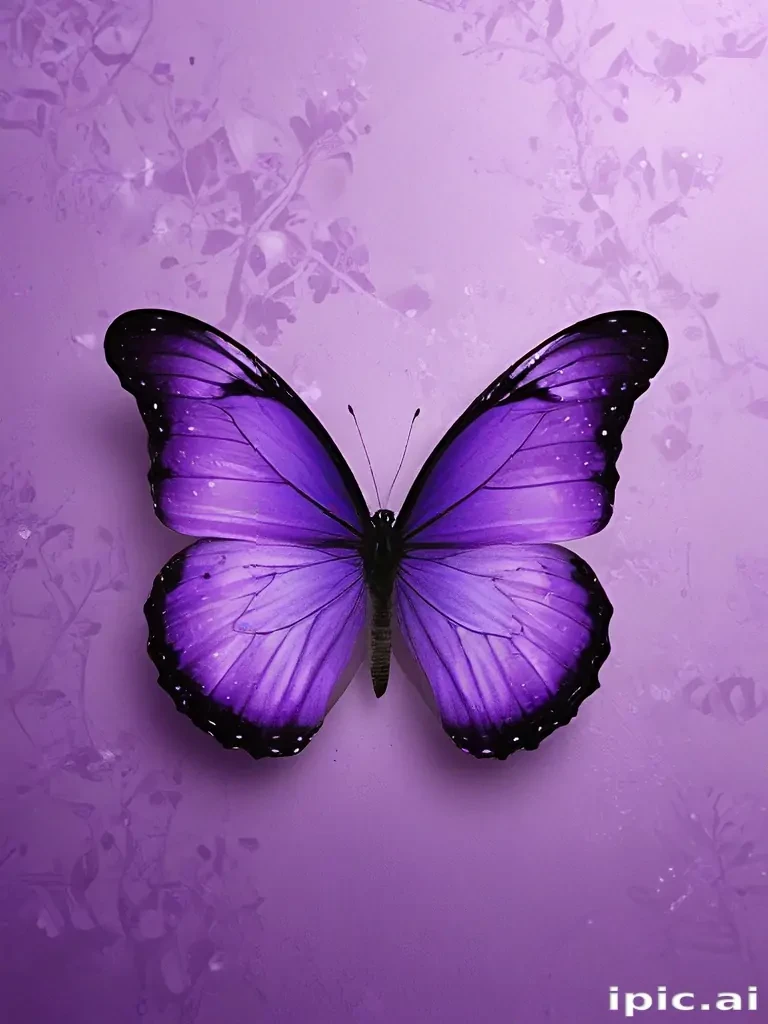 wallpaper purple butterfly
