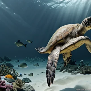 sea turtle background desktop