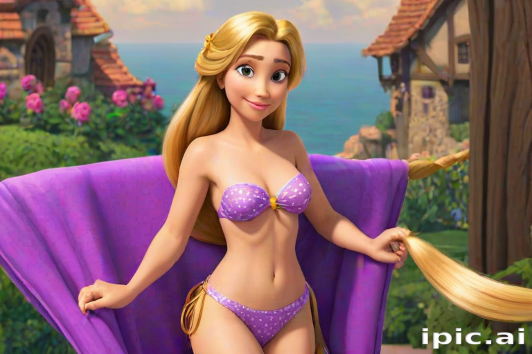 rapunzel in bikini