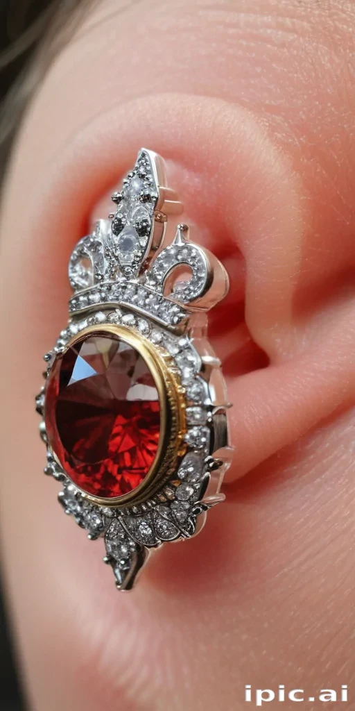 kings crown piercing
