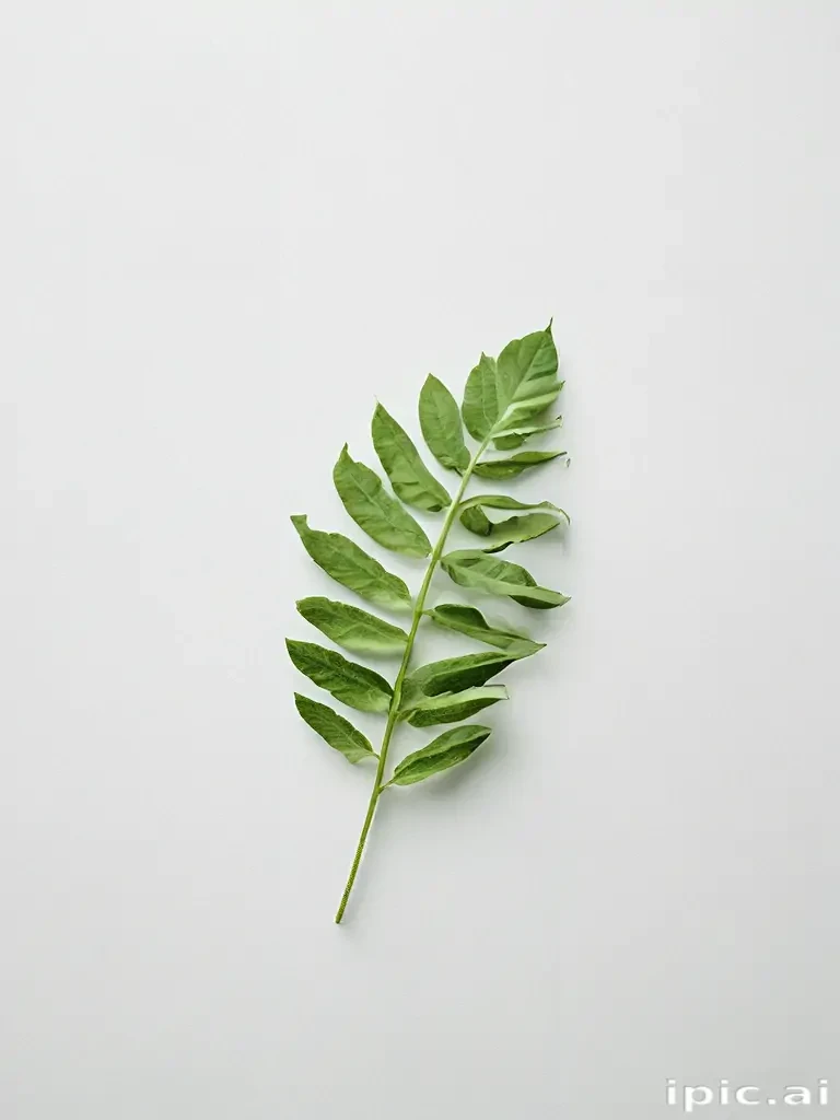 green on white background
