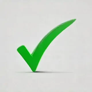 green check mark