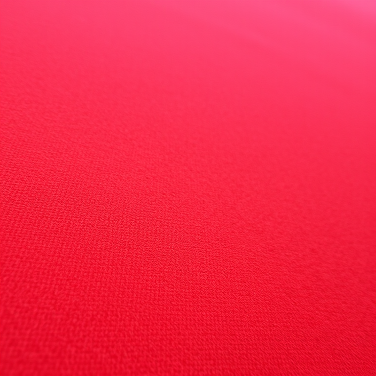 Wide shot of a textured red fabric, ISO 100, aperture f/8, shutter speed 1/60s, taken with a DSLR camera, natural lighting, macro lens to enhance fine details.