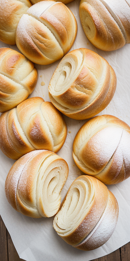 salted honey parker house rolls