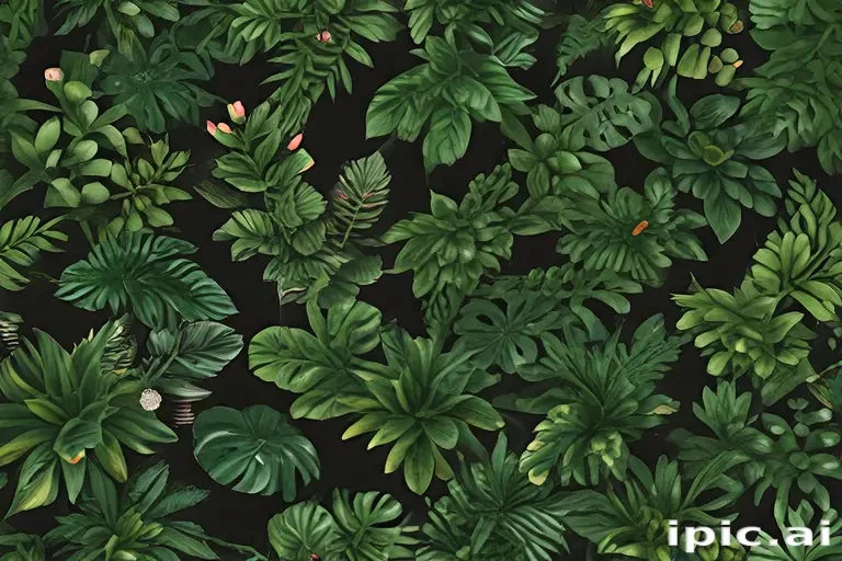 plants no background