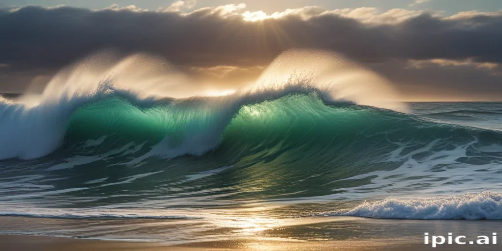 waves transparent