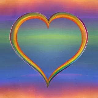 rainbow heart png