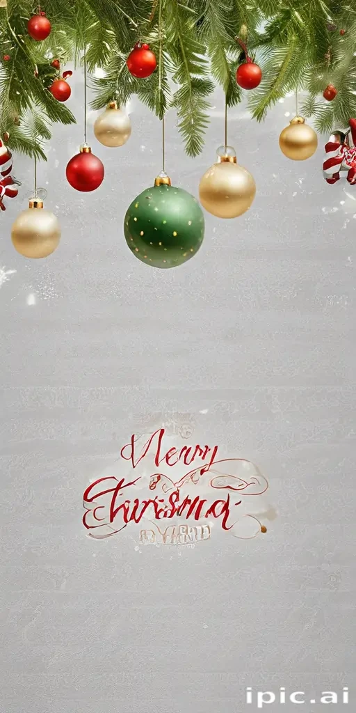 merry christmas transparent background