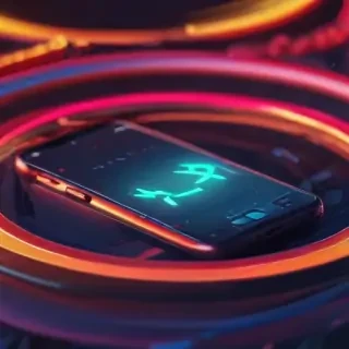 4k neon phone wallpaper