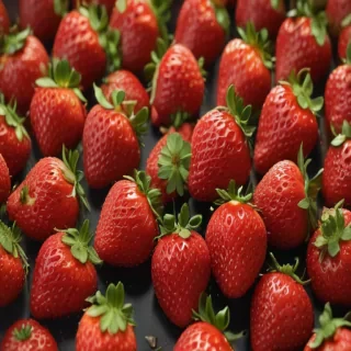 cute strawberry background