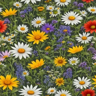 wildflowers transparent background